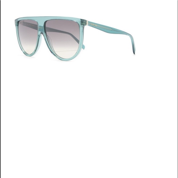 CELINE 62mm Grey Acetate FlatTop Sunglasses w/
Luxe Case+Cloth—NEW—Box Sold Sep. - Picture 9 of 16